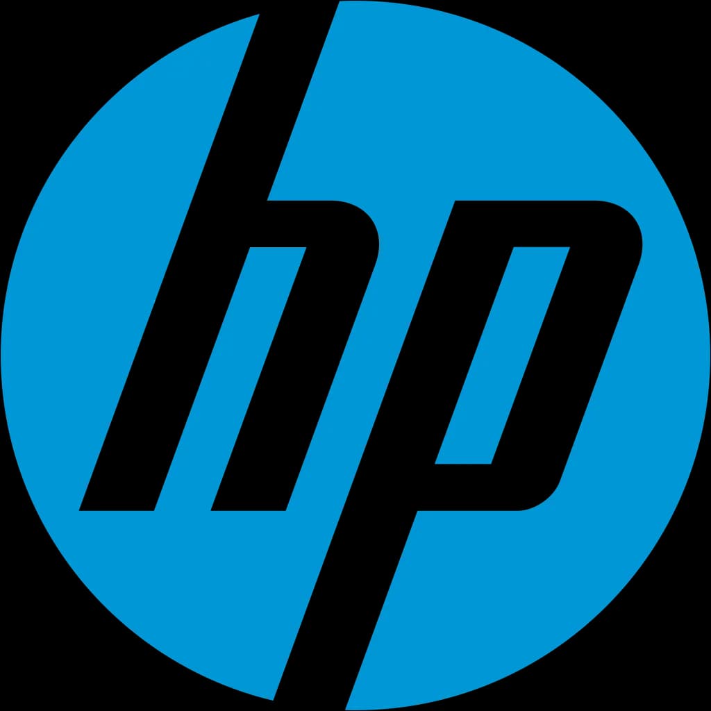 HP logo – powered by SyncMonster lip sync solutions