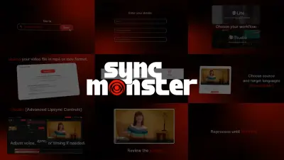 Demo of happy expression editing in SyncMonster Drama