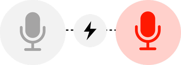 Illustration of AI voice cloning technology